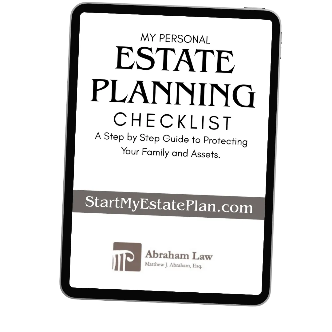 download estate planning checklist Abraham Law