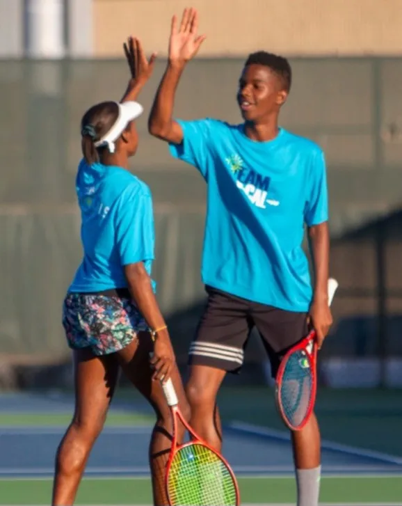 64 Youth Players enjoying Tennis