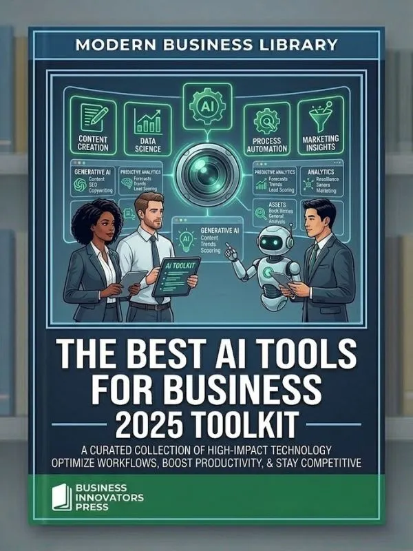 The best AI tools for business — 2025 toolkit digital cover