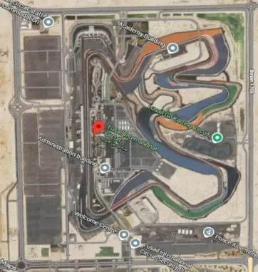 Yas Marina Circuit Ariel View