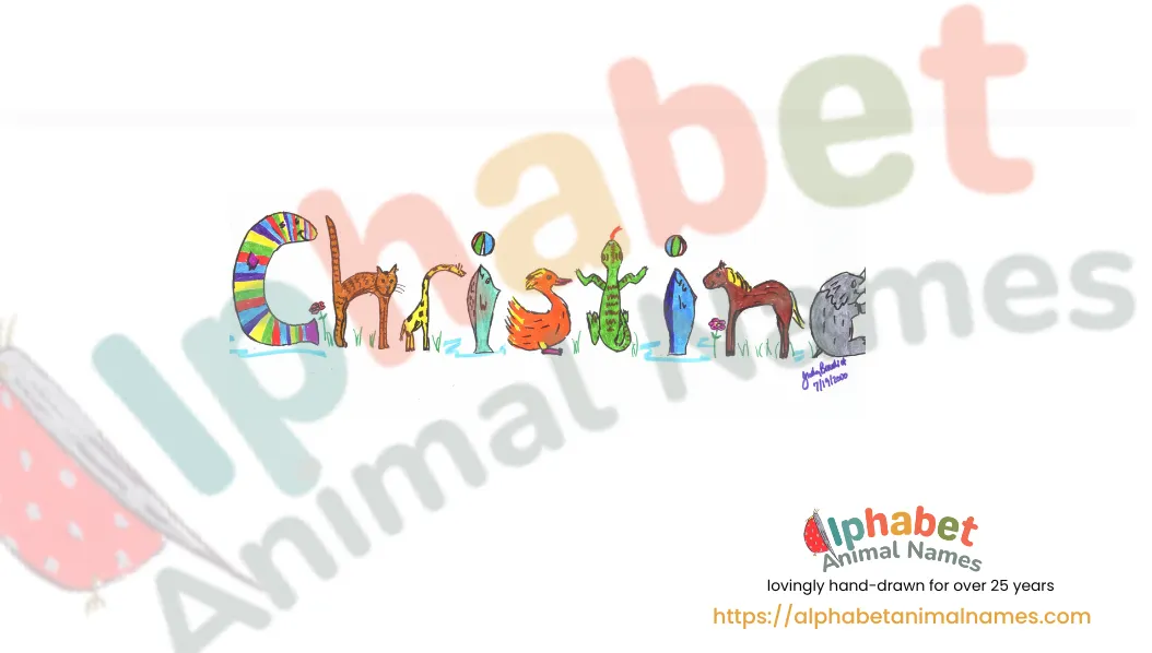 Hand-Drawn Alphabet Animal Name