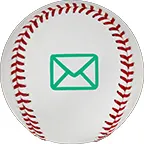 basball image with email icon