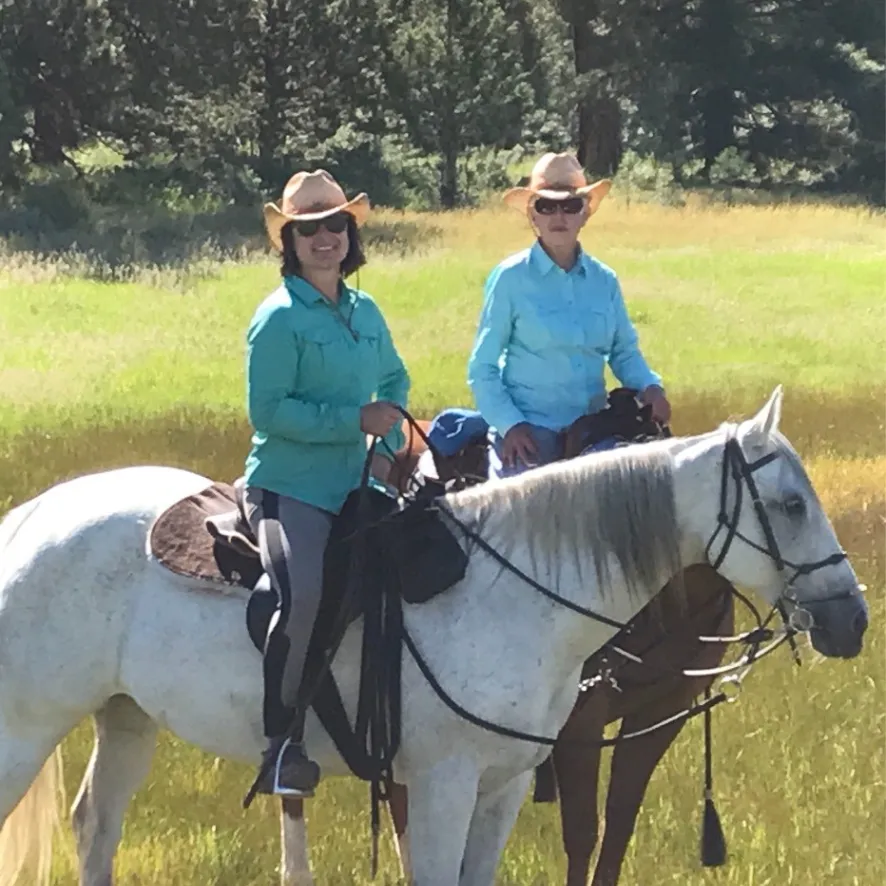 Janell and Blue