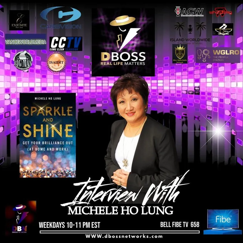 Michele Ho Lung Interview On DBOSS TV Show - Real Life Matters 