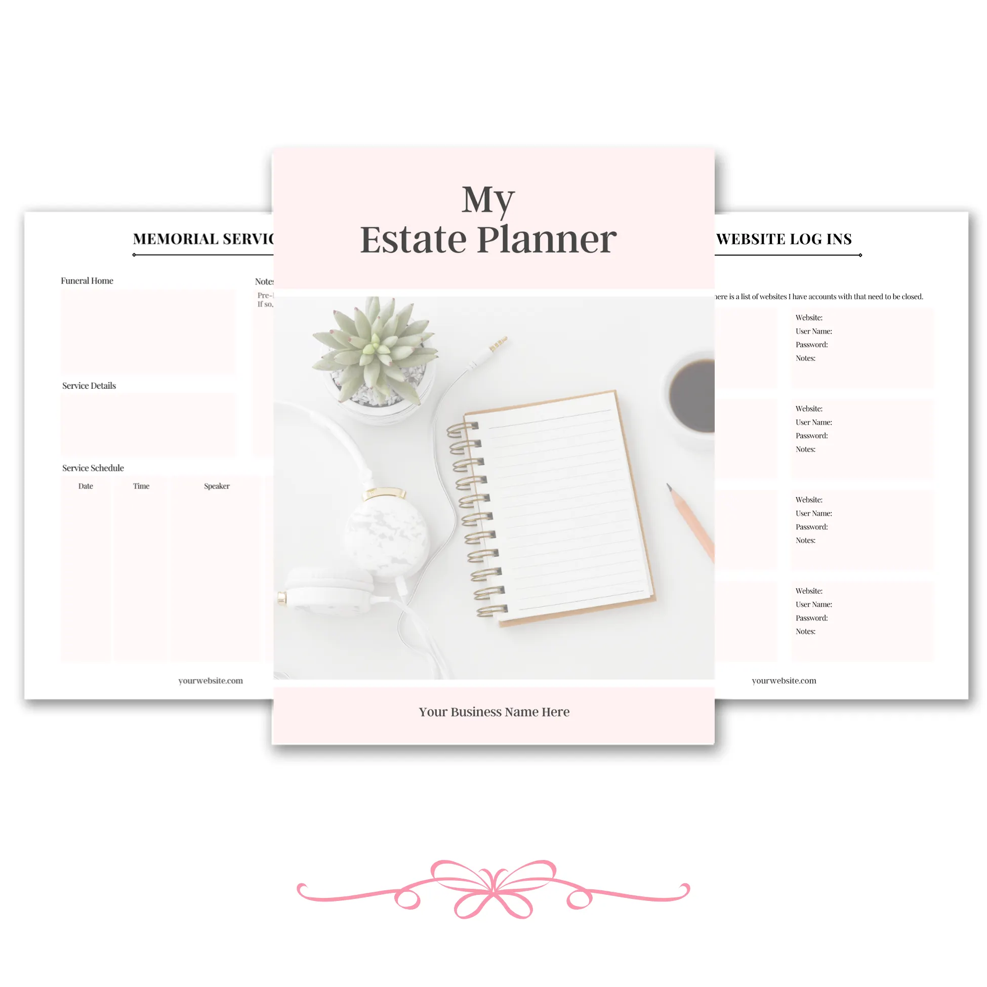 estate planner mockup