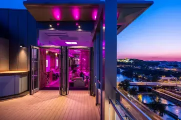 Hilton Prague Atrium Cloud 9 Terrace