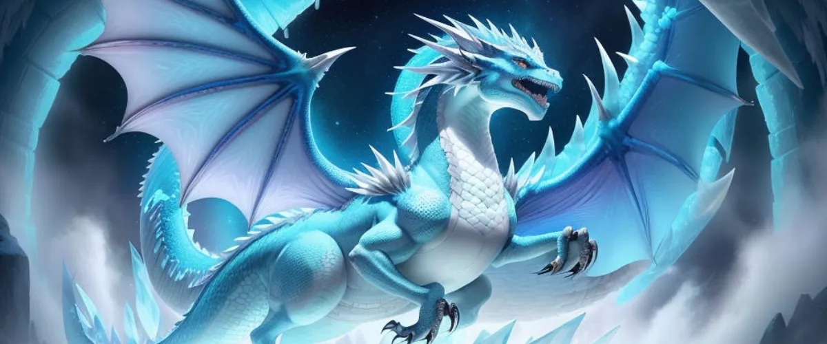 Icy female dragon