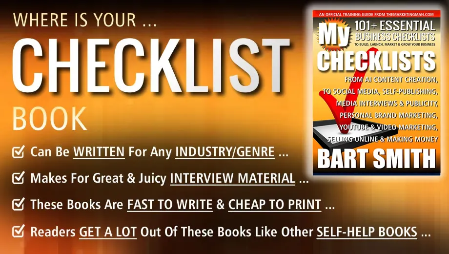 Where Is Your CHECKLIST Book?
