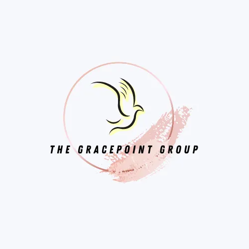 The Gracepoint Group Logo - a circle around the stylized silhouette of a dove