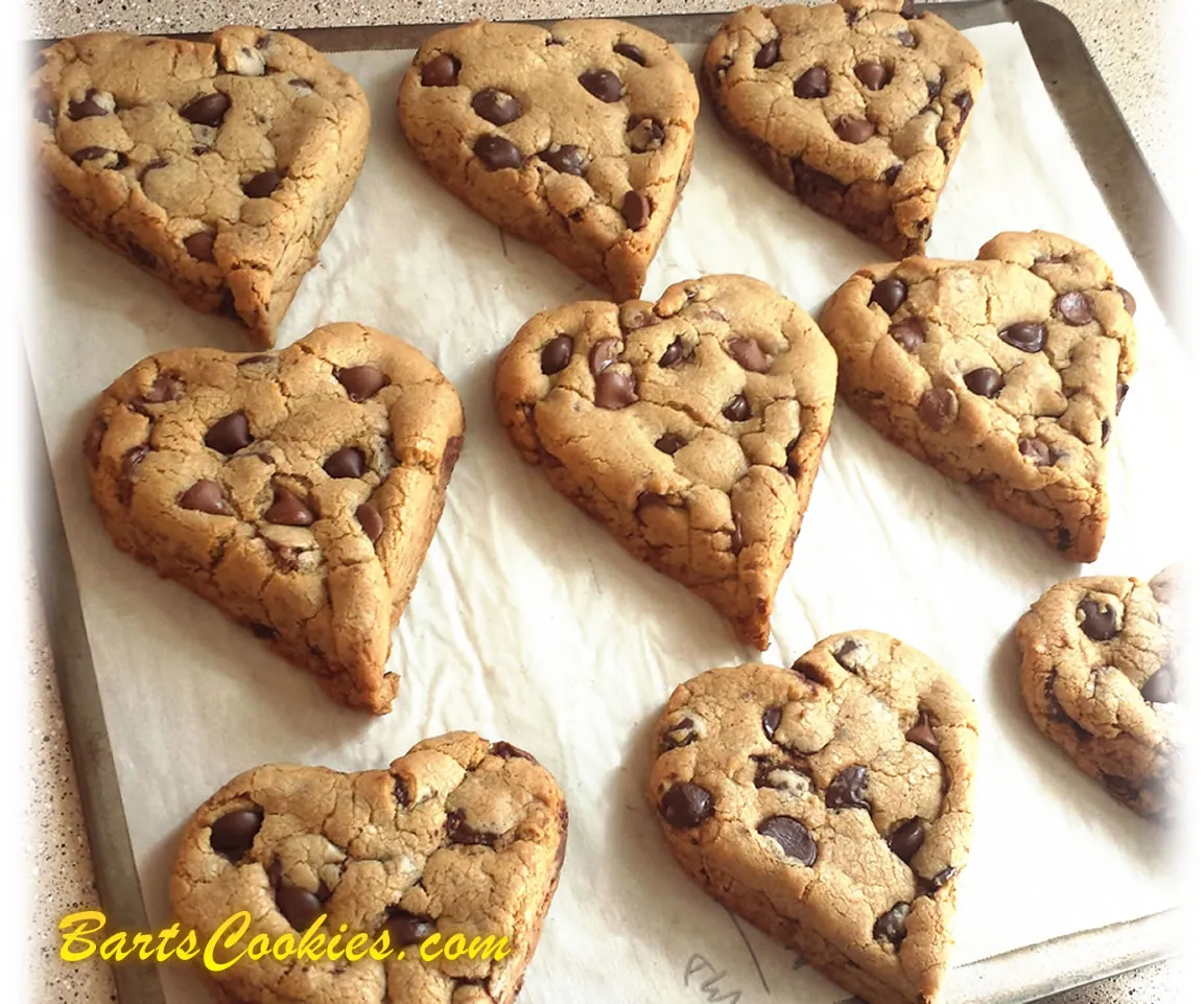 Heart-Shaped Cookies by BartsCookies.com & Bart Smith