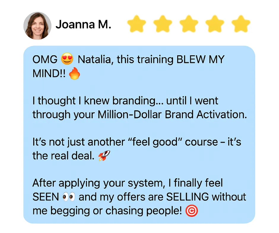 a testimonial