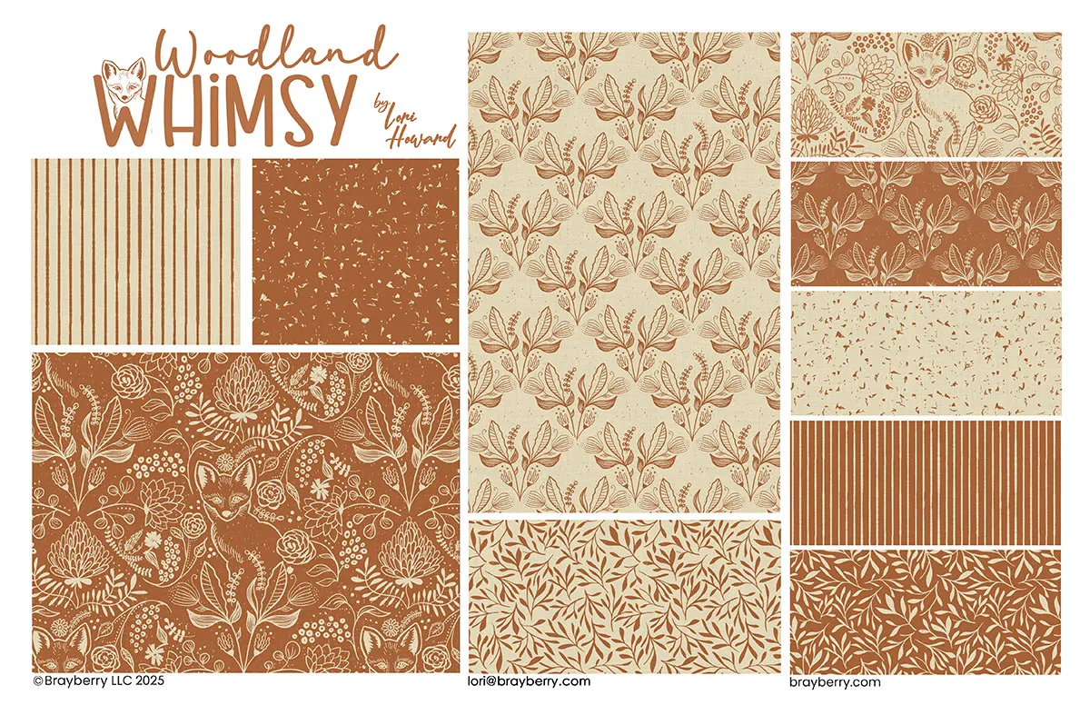 Woodland Whimsy Foxes Collection by Brayberry