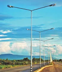 Swagged light pole
