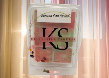 KNS Delightful Candles Luxury Wax Melt Banana Bread