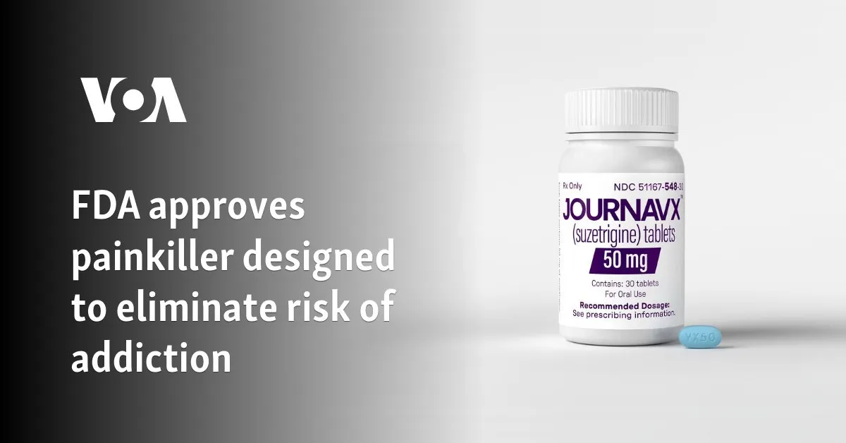 FDA Approves Journavx (Suzetrigine): A Groundbreaking Non-Opioid Pain Medication by Vertex Pharmaceuticals