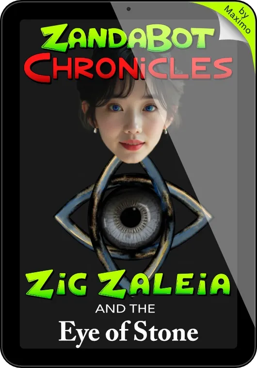 ZandaBot Chronicles Zig Zaleia and the Eye of Stone