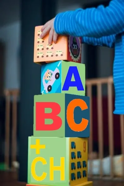 Building upon knowledge with letters building blocks