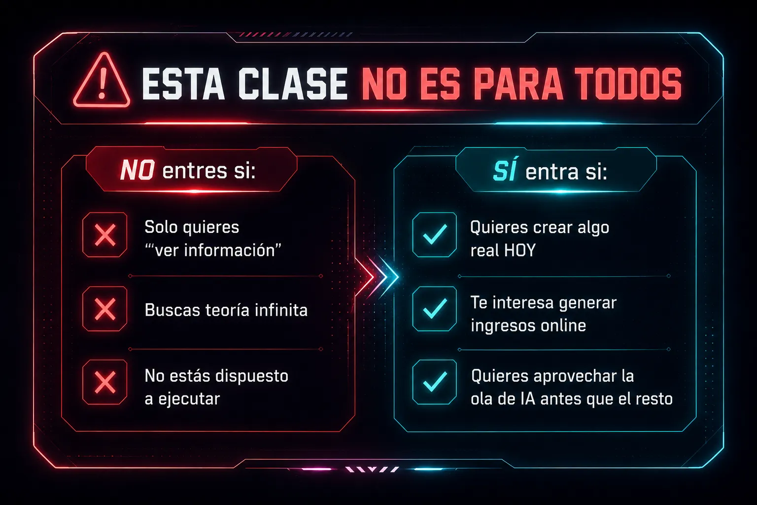 no entres al curso de ia
