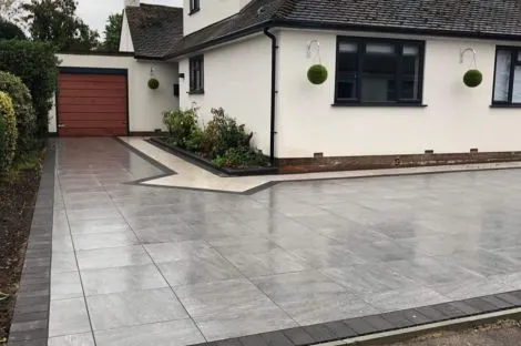Driveway project in Ashford Middlesex by TDS Paving
