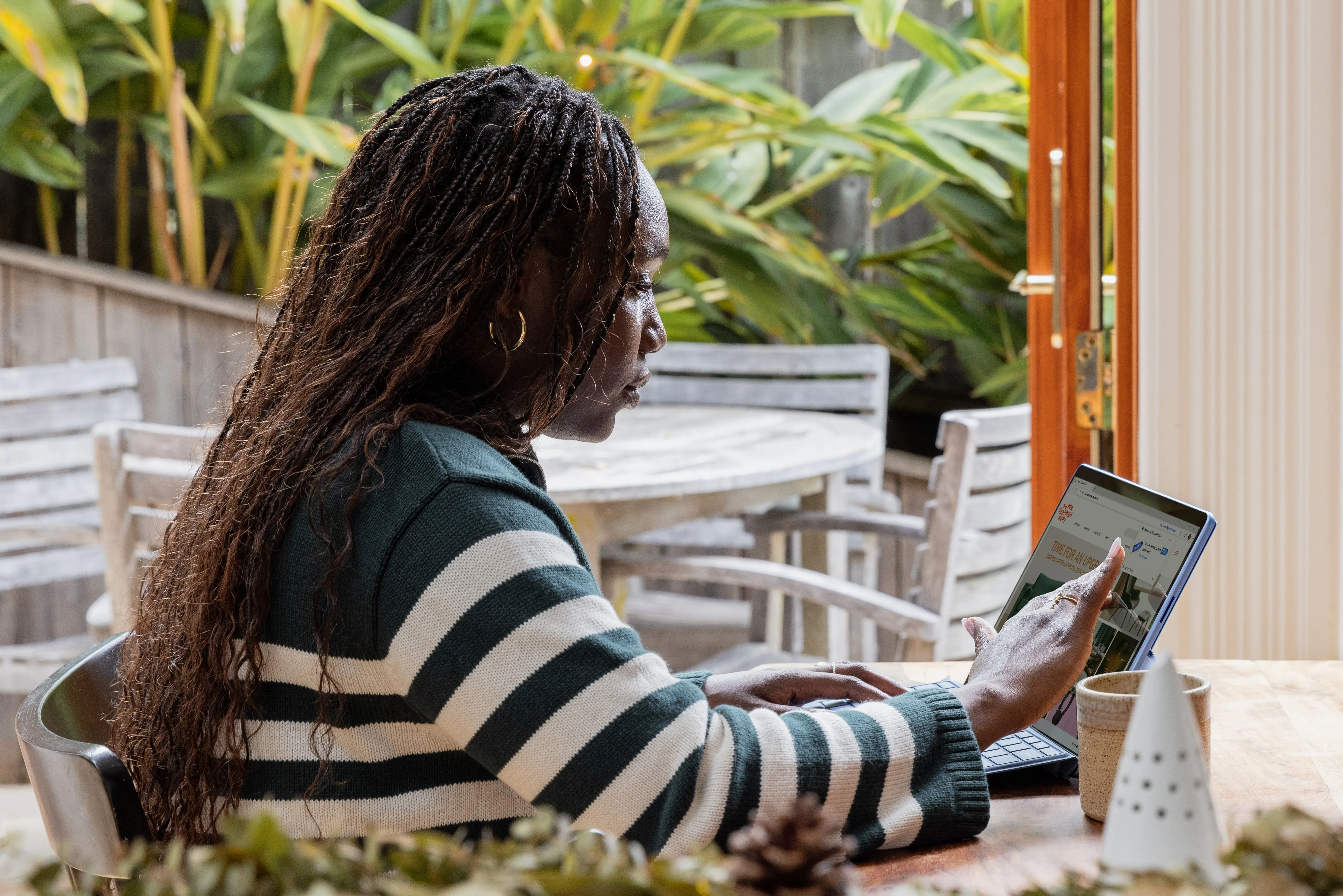 woman working laptop lifestyle