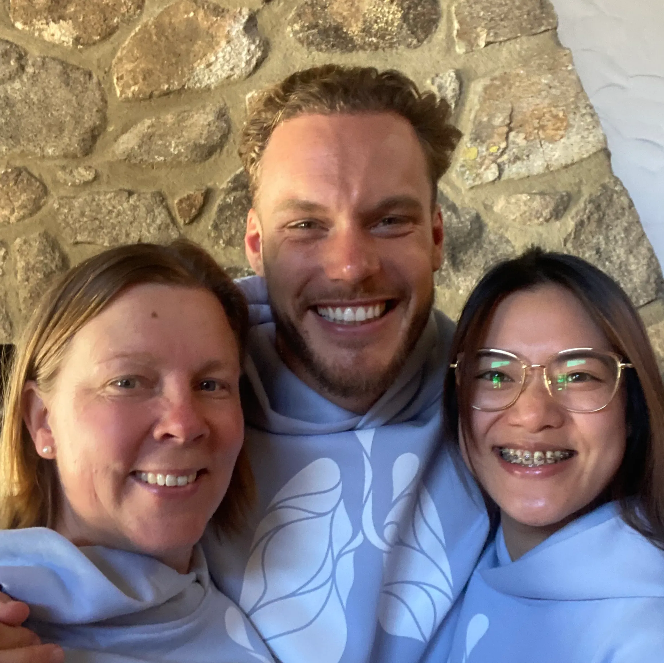 Meeting old friends is where happiness is made