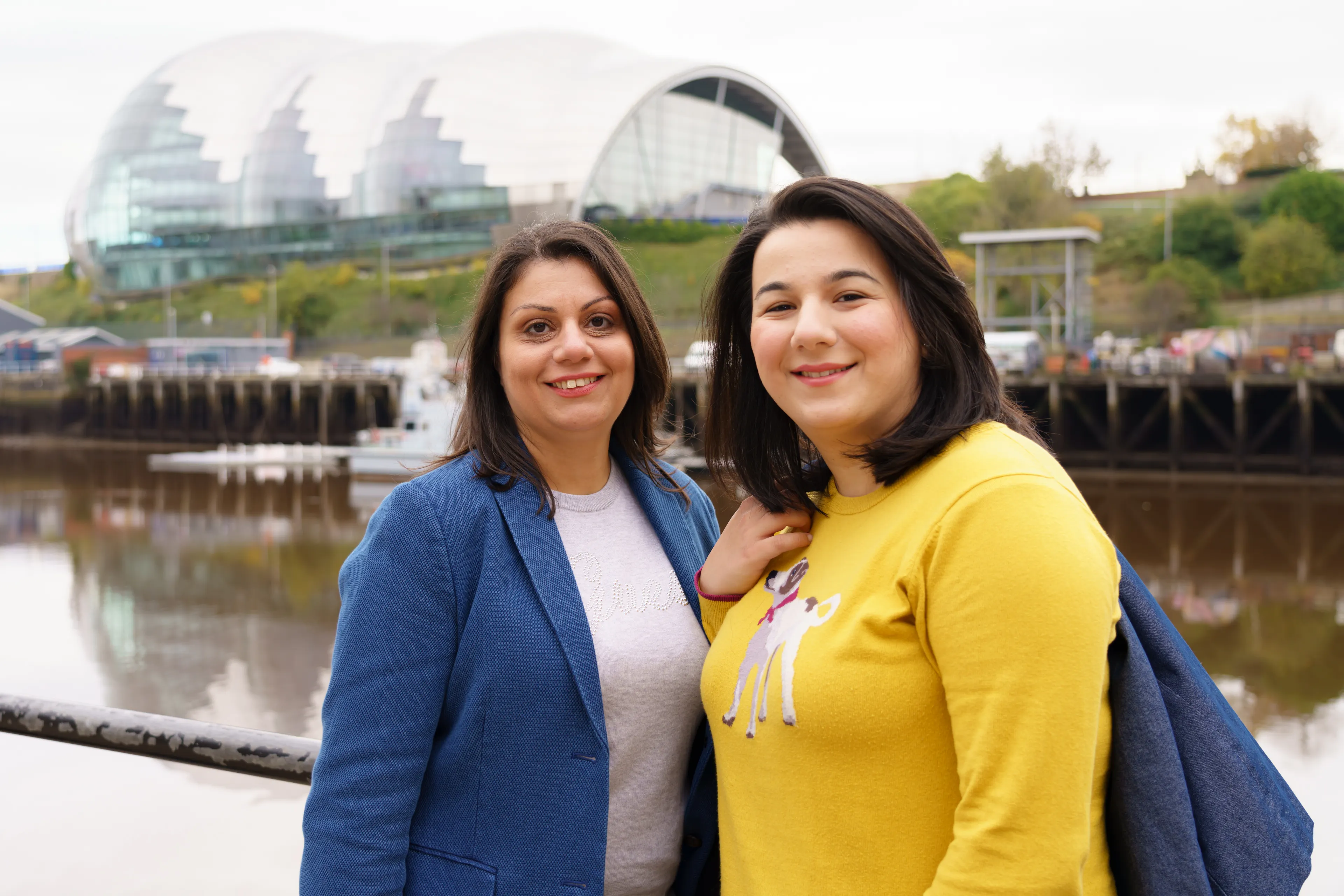 Pavlina Alexandrou and Pavlina Theodosiou at Newcastle