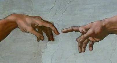 Michelangelo fingers of God transformation