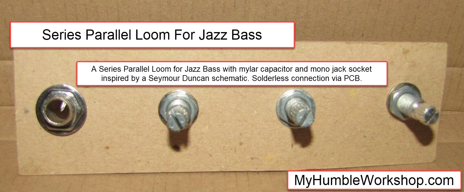 Series Parallel Loom for Jazz bass