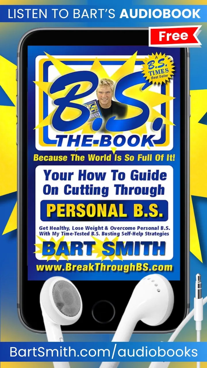 Press Release For B.S. The Book Audiobook by Bart Smith