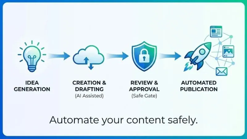 How to Build an Automated Content Creation Workflow with Zero Risk