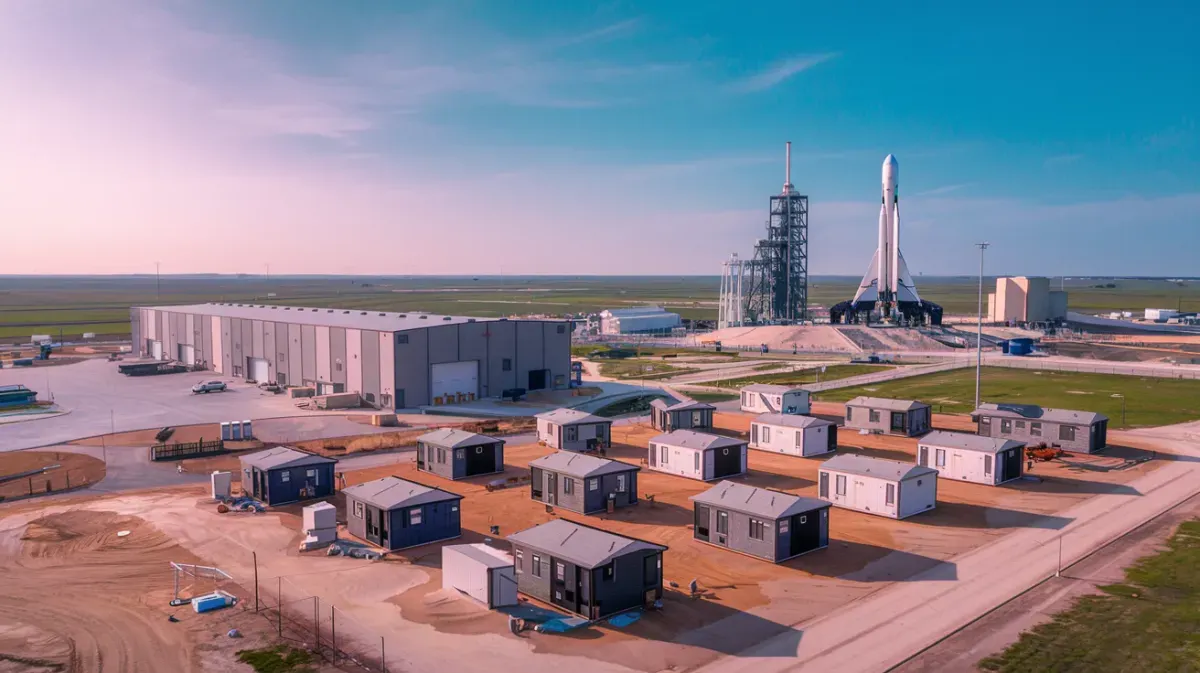 SpaceX company town in Texas