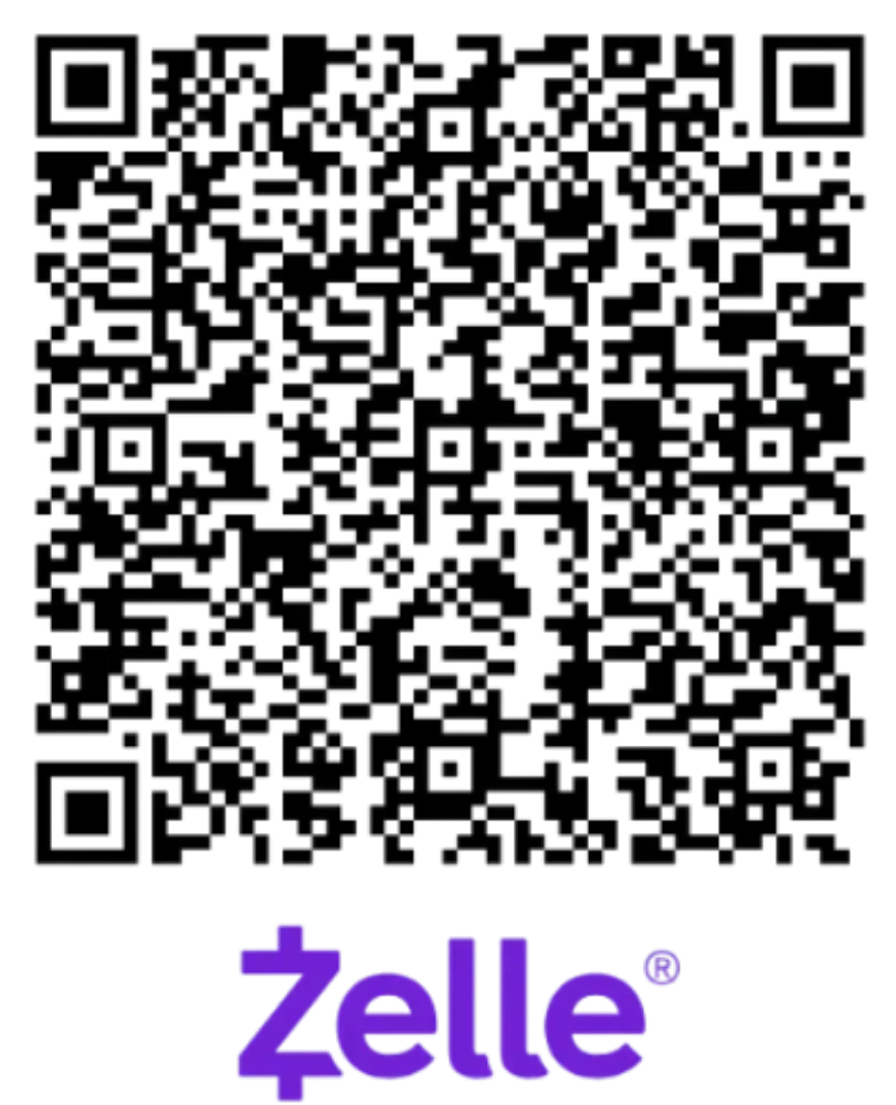 Zelle QR code - scan to pay heal-with-keslie