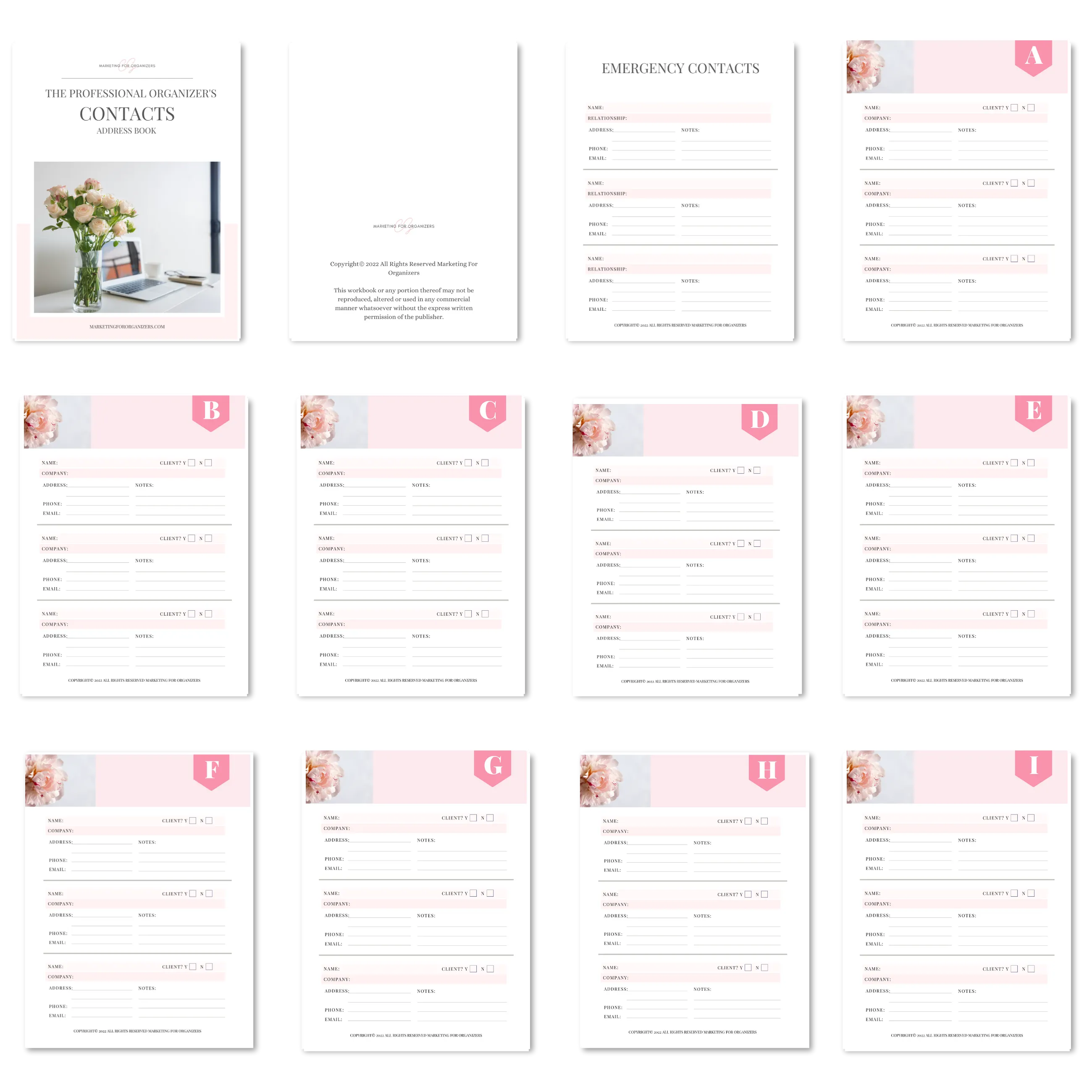 Address Book A-I