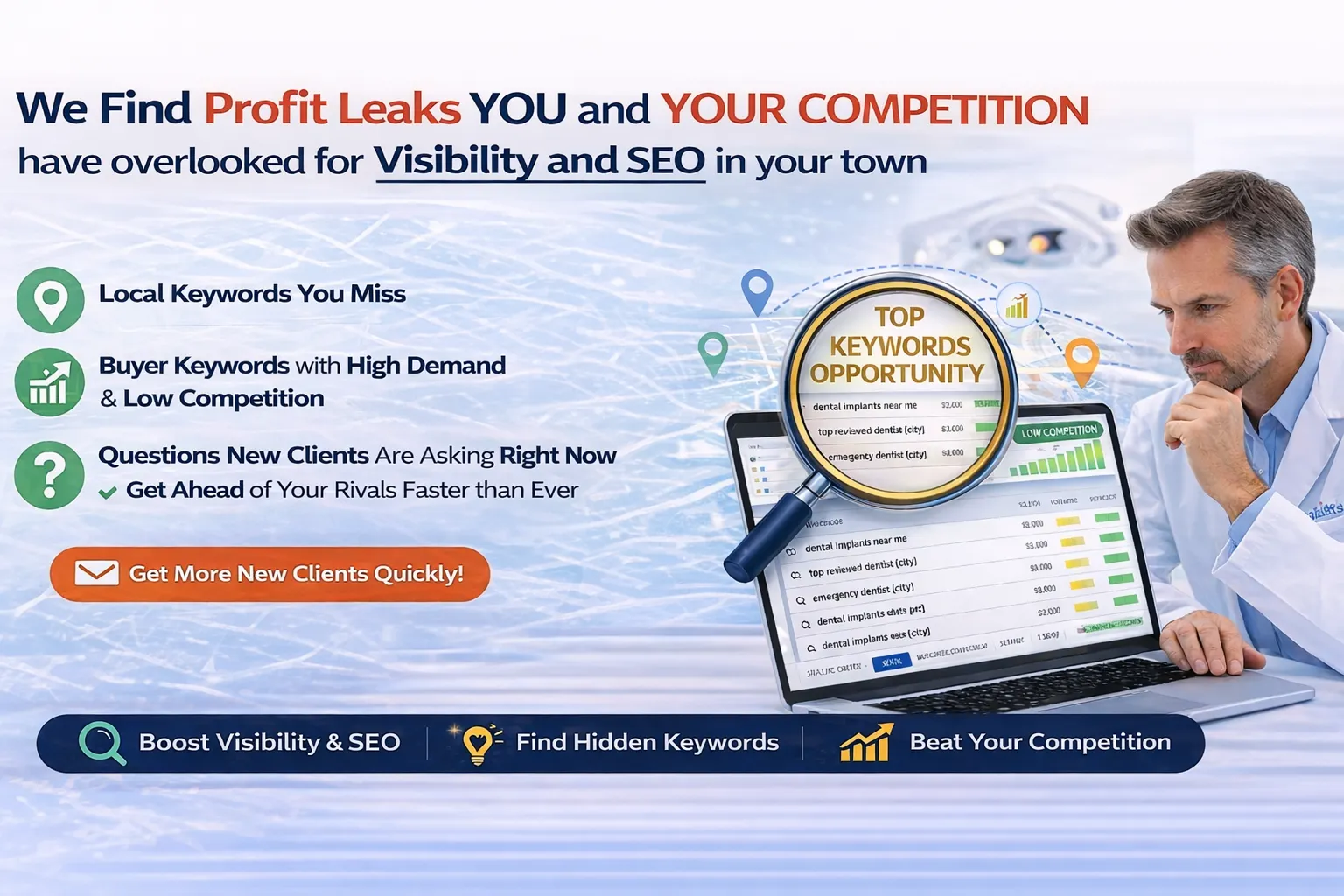 You get hyper targeted website traffic