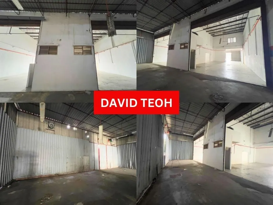 2 adjoining units 1.5 storey light industry for rent in usahajaya industri ringan permatang tinggi