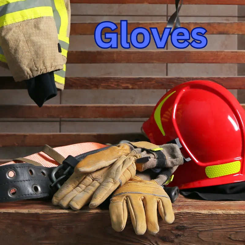 Custom made in usa fireman gloves fire resistant insulated for linemanmanufacturer