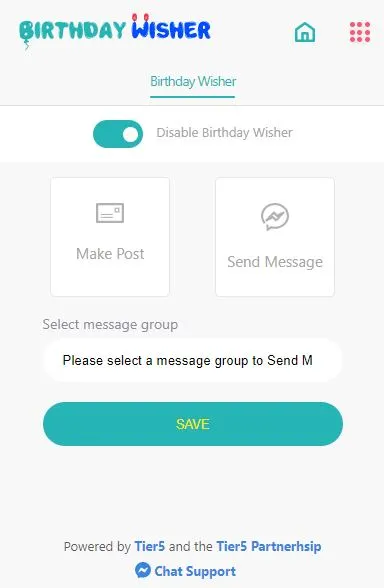 facebook birthday wisher