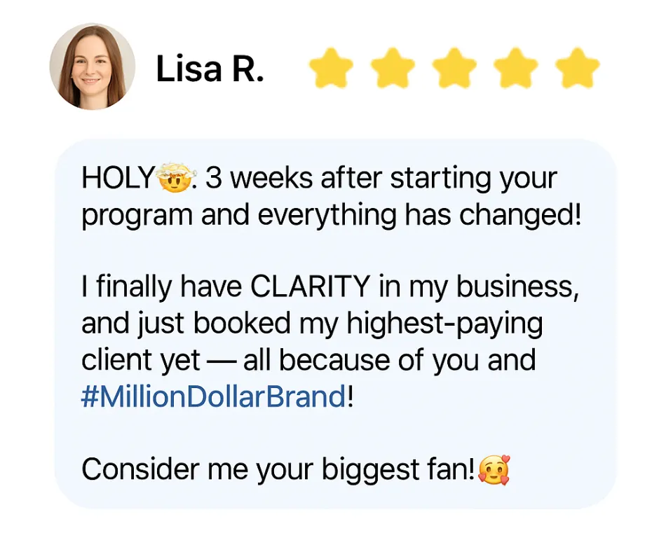 a testimonial