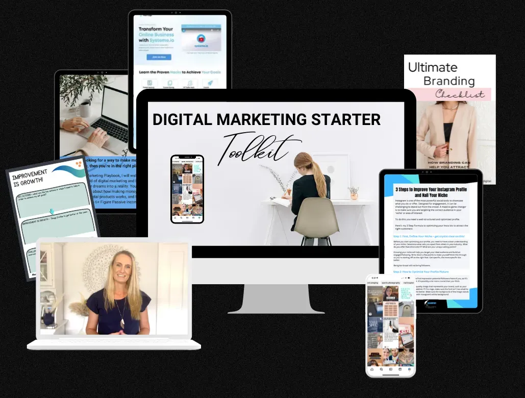 digital marketing business starter toolkit online mini course make money from home