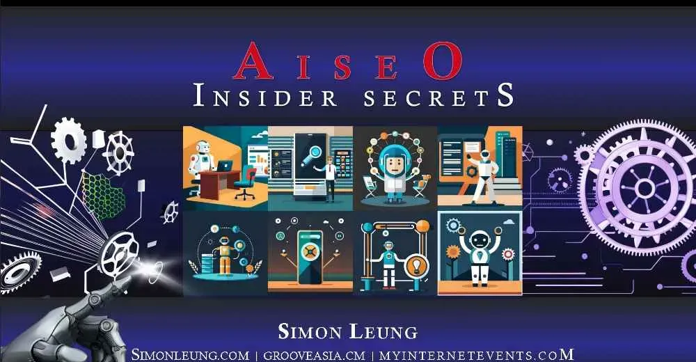 Promotion for a AISEO Insider Secrets Course