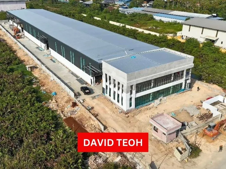 new detached factory warehouse for rent at juru bukit tambun simpang ampat