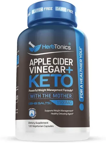  Herbtonics Apple Cider Vinegar Capsules 