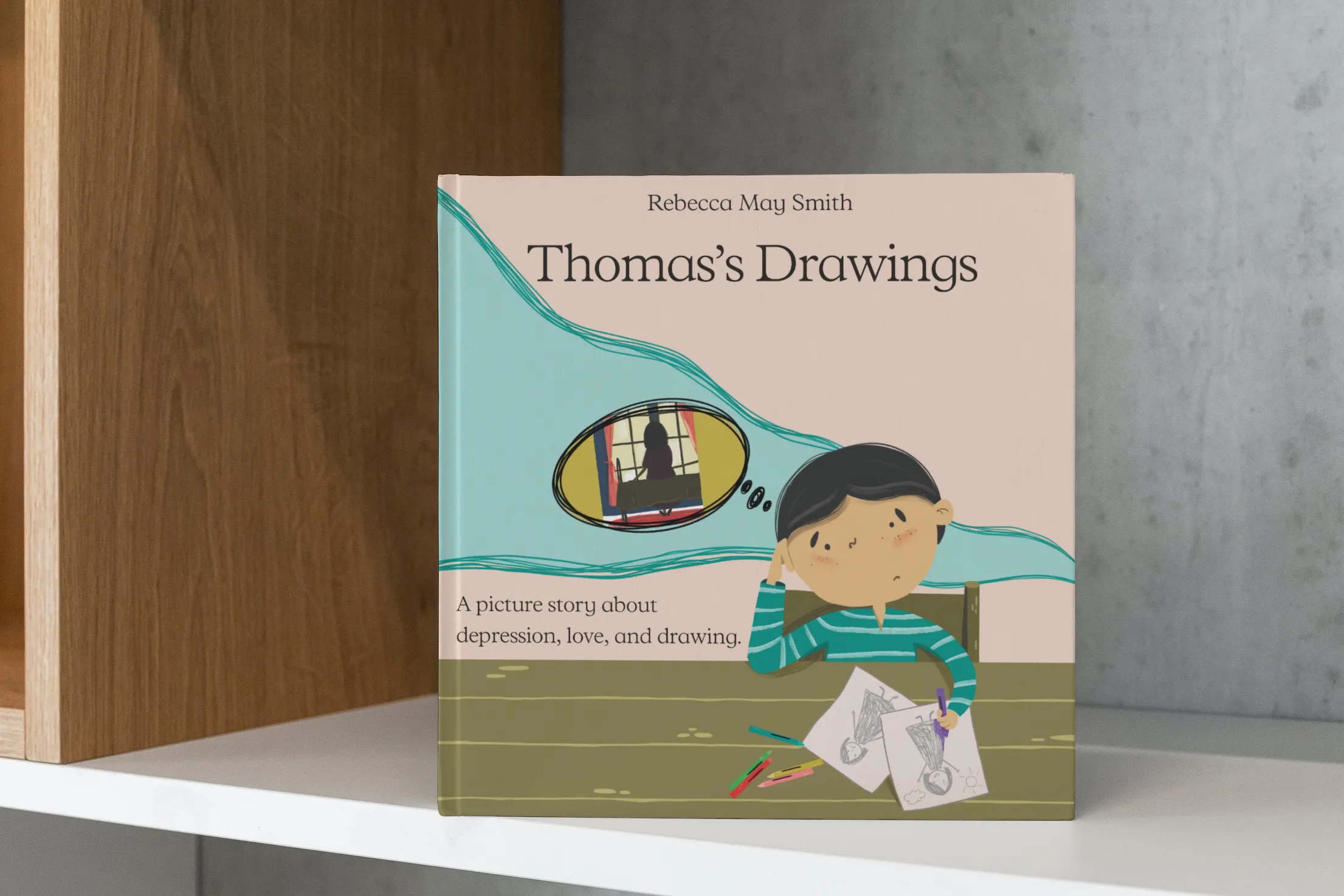 Thomas's Drawings - Children's Book About Parental Depression