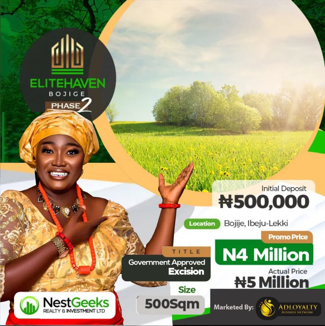 ELITE HAVEN Phase 2,Bogije, Ibeju-Lekki Expressway, Lagos