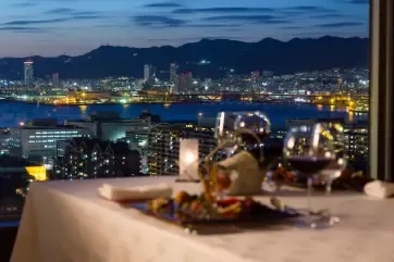 Kobe Bay Sheraton Hotel & Towers Kobe Grill views