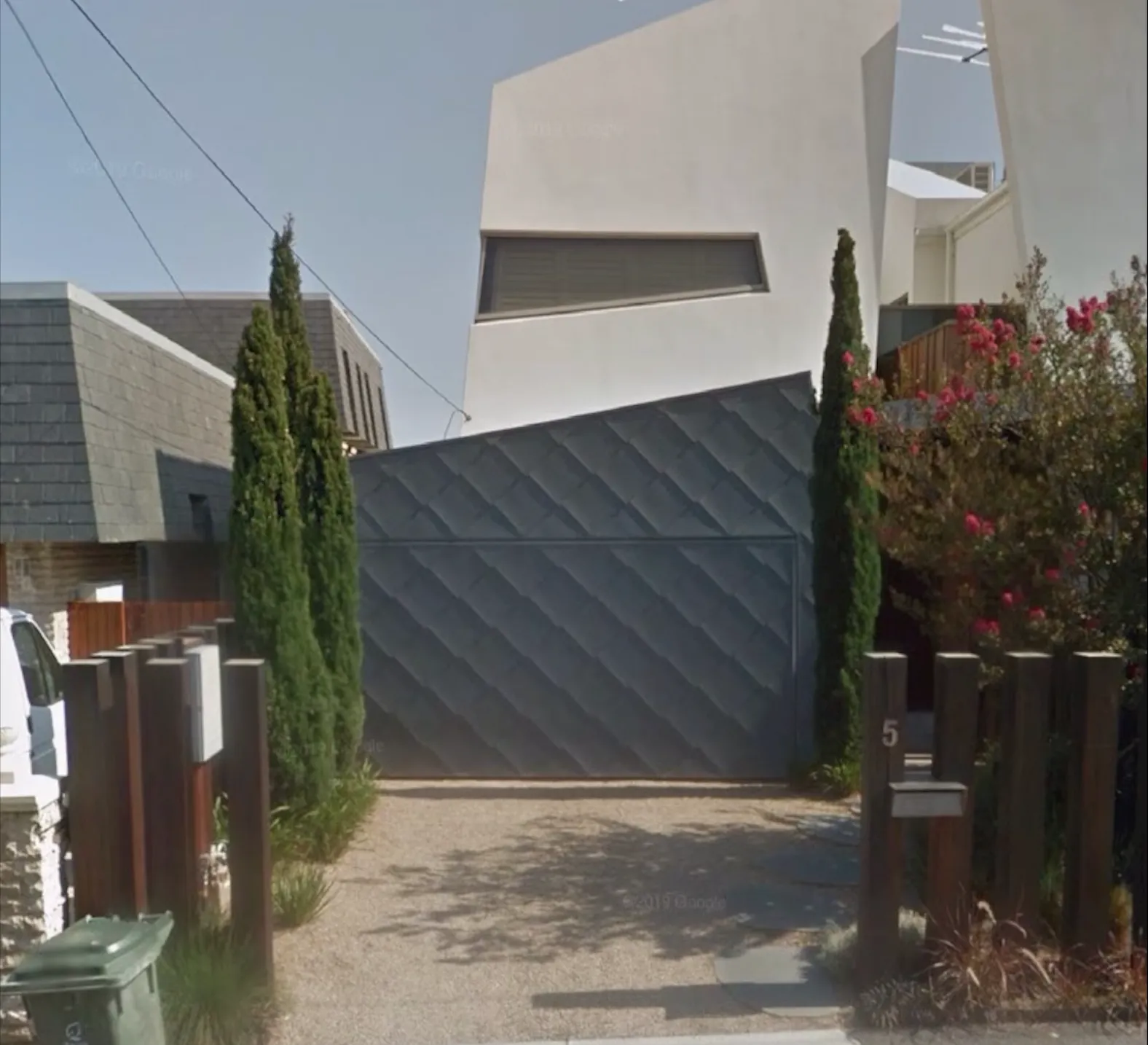 Close-up of expertly crafted crazy paving in Melbourne landscape