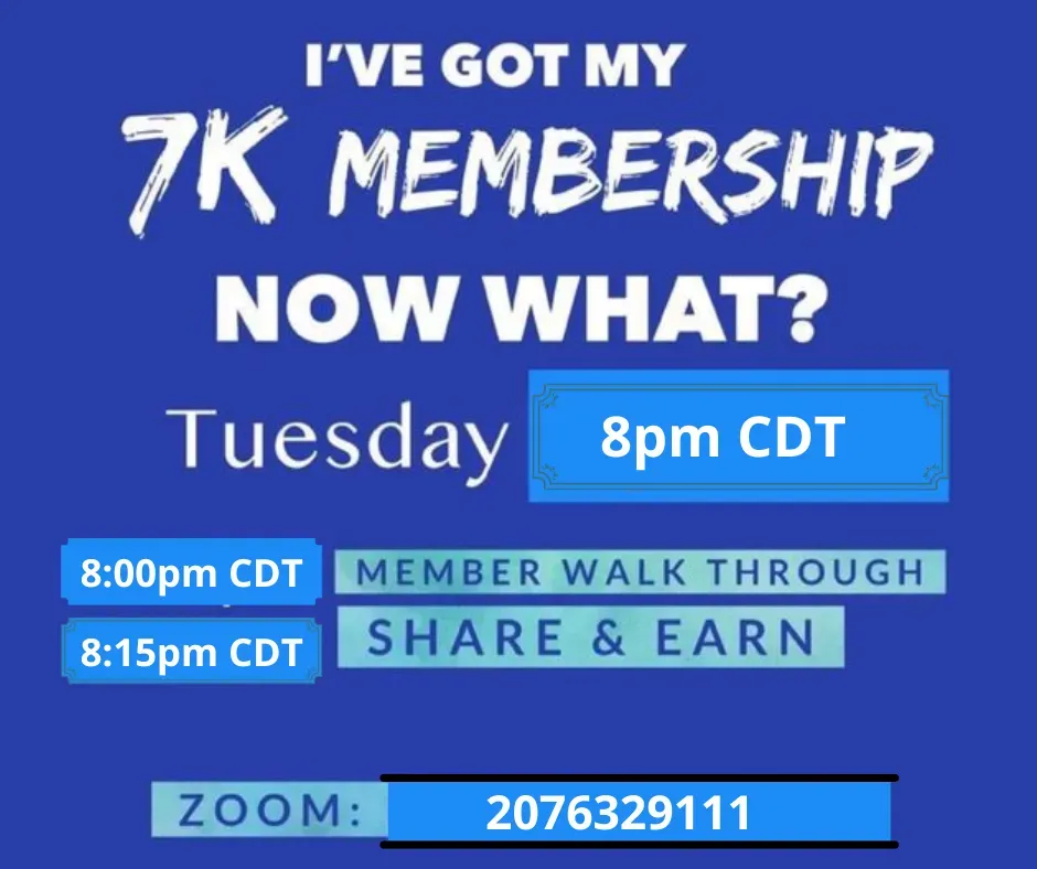 Got my 7k Membership - now what