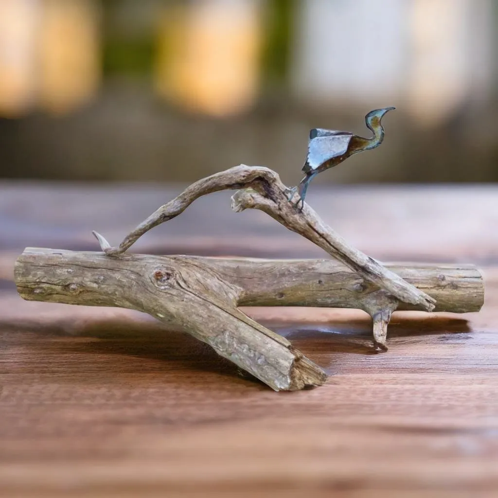 bird driftwood art
