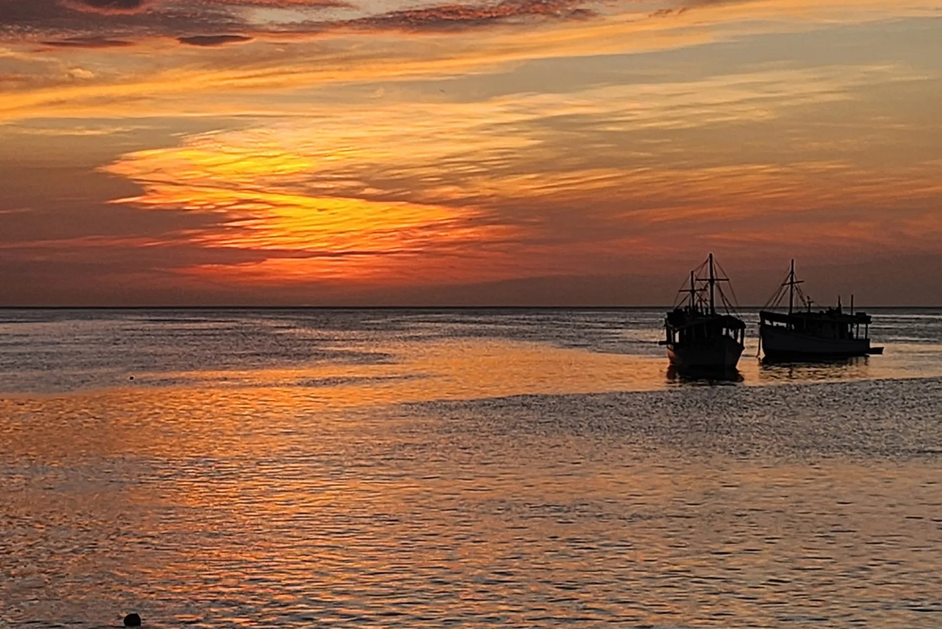 atardecer margarita sea trade