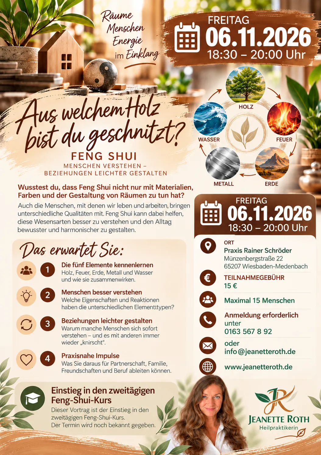 Flyer: Infoabend Elektrosmog am 9. Oktober 2026 in Wiesbaden